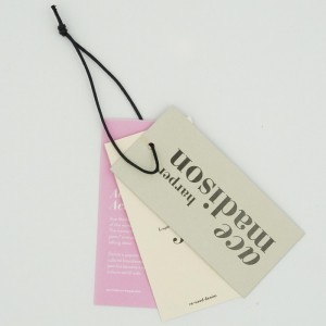 Hangtag Spezifischer Druck