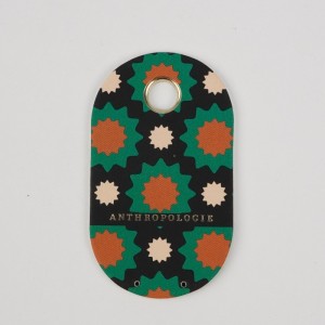 Custom Fashion Design Logo Markenname Hochwertige benutzerdefinierte Papierhänge -Tags mit Streichseil für Kleidungsumgebung freundlich