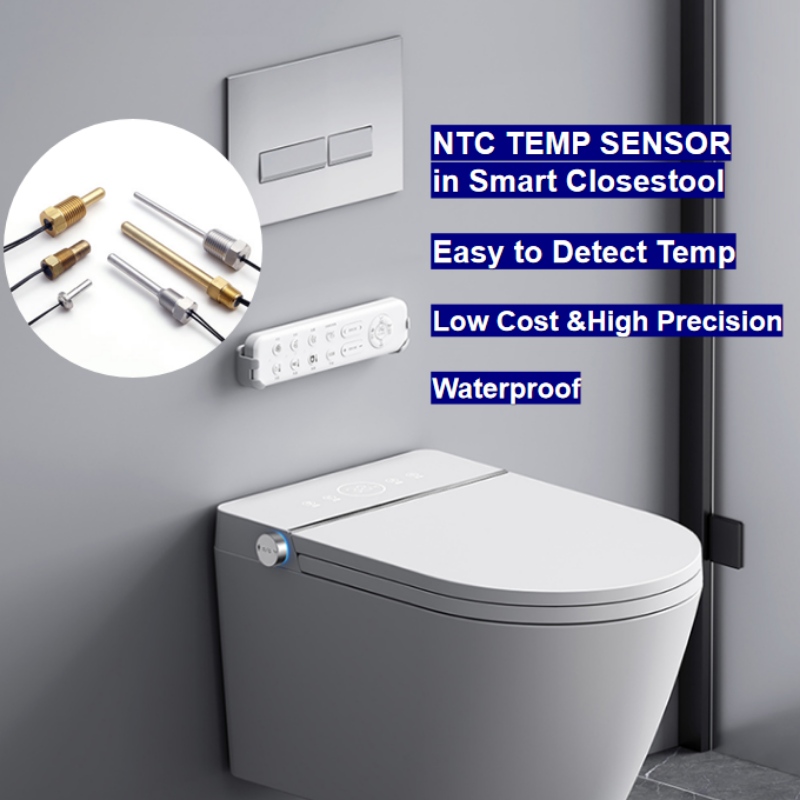 NTC -Thermistor -Temperatursensorsensor in intelligenter Toilettensitz in der Nähe