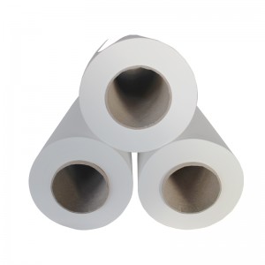 40 GSM 1,12 m 500 m Farbstoff -Sublimationstransferpapier werden zum Übertragen von Polyester verwendet