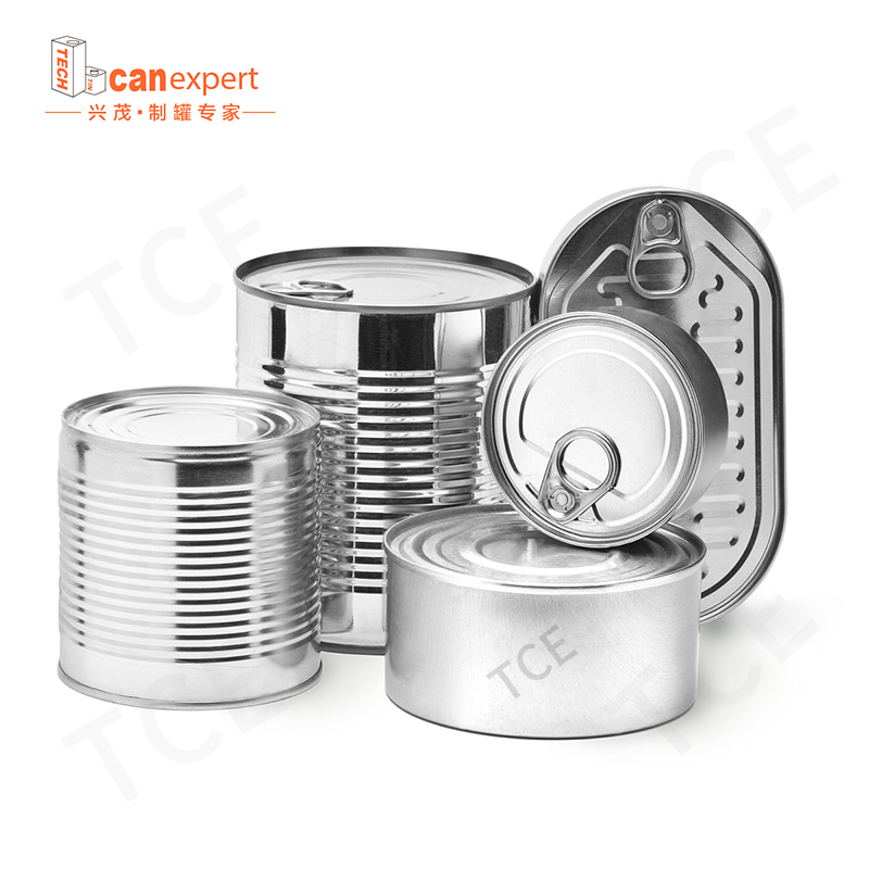 Großhandel verkaufen maßgeschneiderte kleine Lebensmittel sichere Metall mit leeren Blechdosen für Lebensmittelverpackungsbehälter mit Deckel