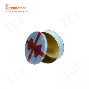 Großhandel Aluminium Round Dosen Kerzen Weihnachtsgeschenkbehälter Metall Blech für Handwerkspeicher