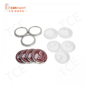 TCE- BESTSELDUNG DRUCK CAP Accessoires von Tin Can Tinplate Accessoires mit Druckkappe