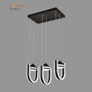 L8036 Bk LED Pedant Light-3 Farben