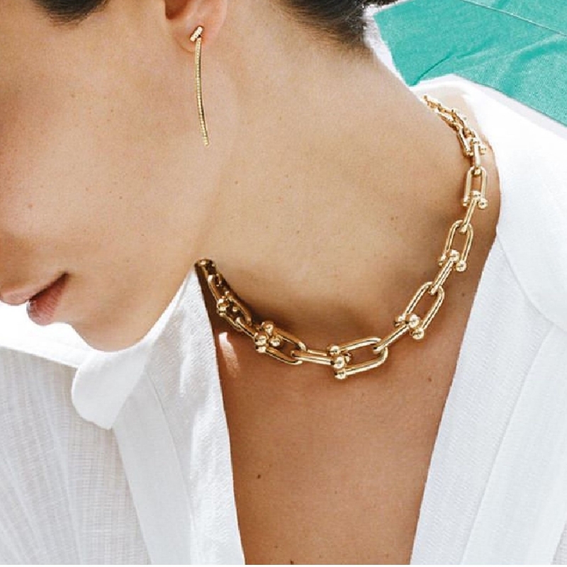 Dicke Kette Halskette Frauen Europa und die US