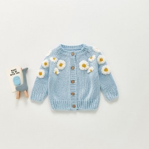 Frühlingskinder Baby Mädchen Strickjacke Mantelkleidung