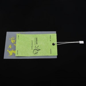 Hangtag des Kleidungsetiketts