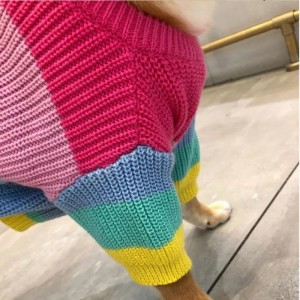 Hersteller kundenspezifischer Winter Baumwollgestrickte Katzenschichten Pullover für Haustiere