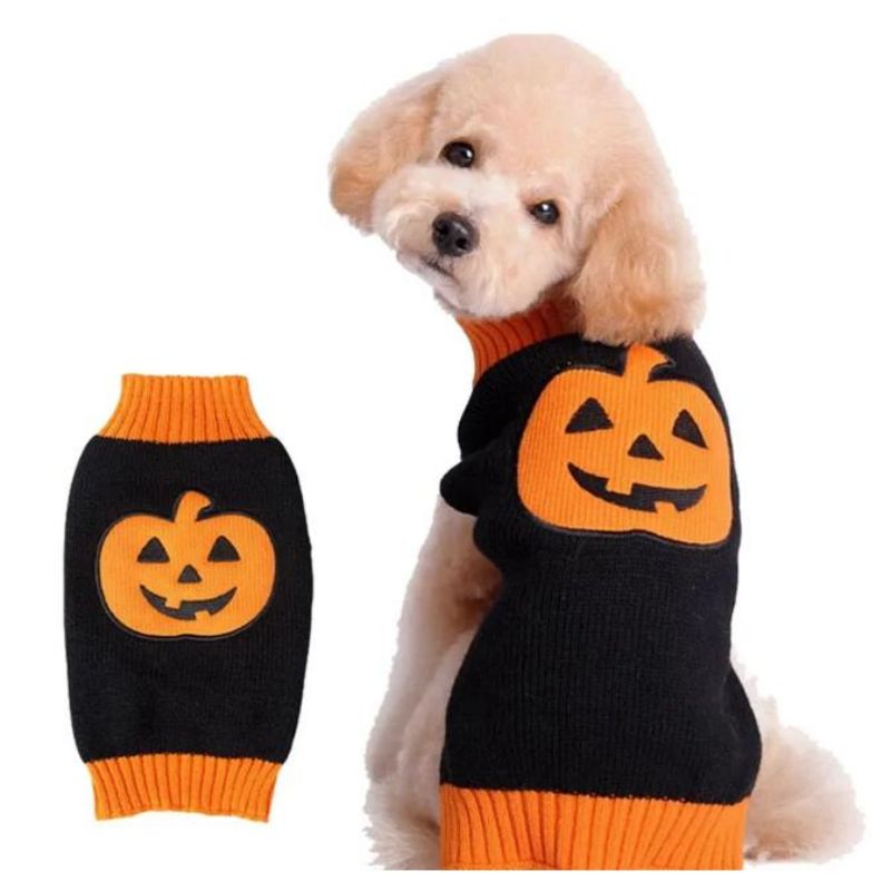 Halloween warme Haustierkostüm Kleidung Hunde Pullover für mittelgroßen Hunden