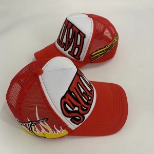 Hochwertige Größe der größten Größe der Vollversion von Stickerei Trucker Hat Custom Logo