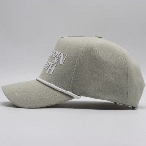 Männerhut -Leinwand 5 Panel benutzerdefinierte 3D -Druck -Baseballkappe