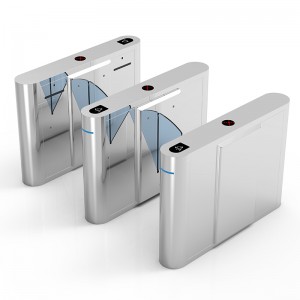 Bogenflügeltor (transparente Platte)