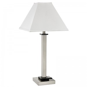 Einzelnachtständer Tischlampe im Gästezimmer