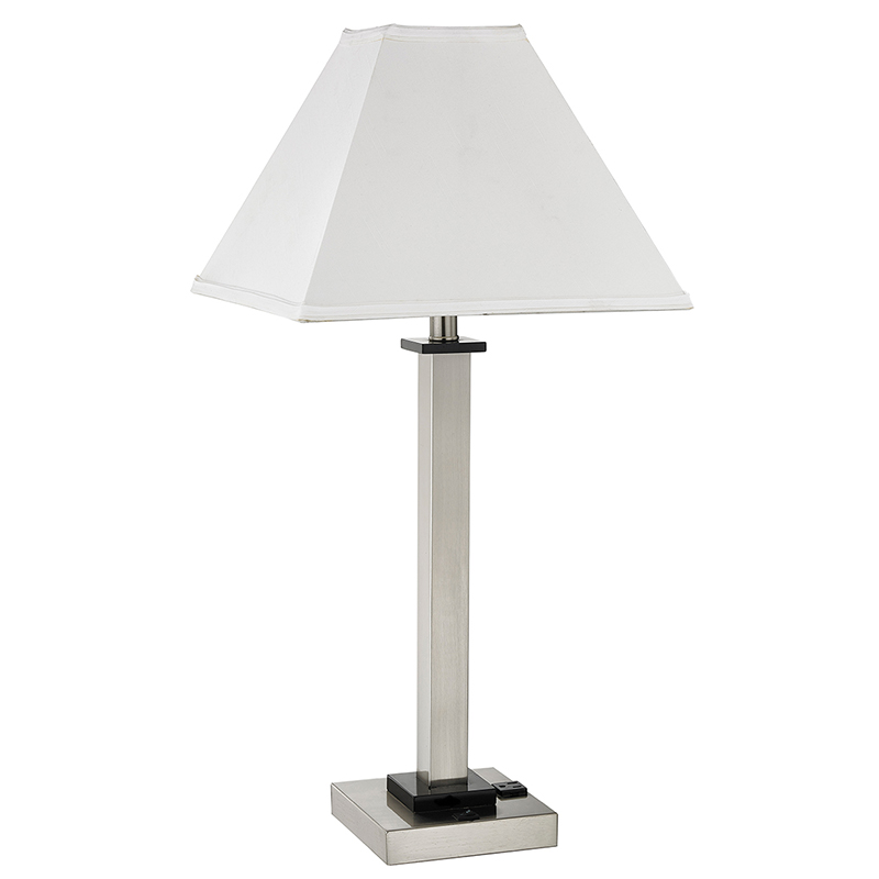 Einzelnachtständer Tischlampe im Gästezimmer