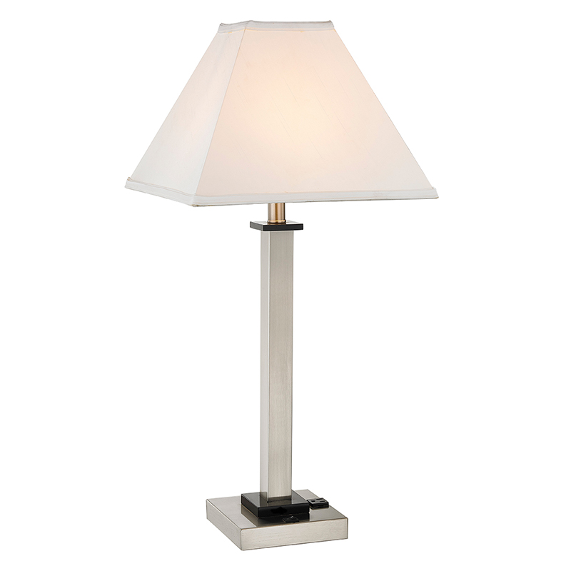 Einzelnachtständer Tischlampe im Gästezimmer