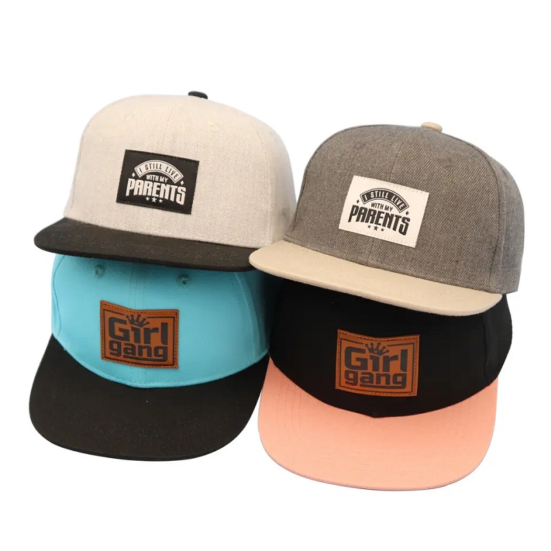 Fashion Boy Small Size Private Label Patch Hip Hop Custom Hats Children \\ s Custom Logo Snapback Hat Caps für Kinder
