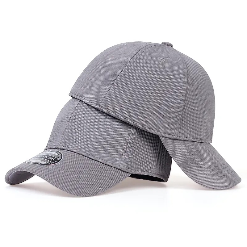 Hochwertige Baumwolle aus Baseball Cap Hut Unisex Logo benutzerdefinierte Stickerei geschlossener Sportkappen geschlossen