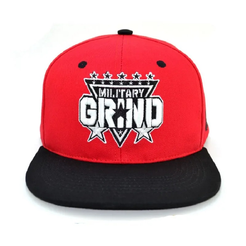 Großhandel China Lieferant Custom Flat Sticked Snapback Cap Hut