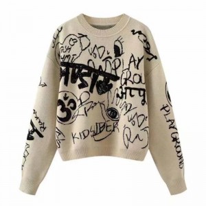 Akzeptieren Sie kleine Bestellungen Baumwoll -Strickhersteller Pullover