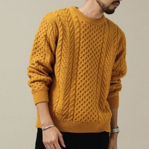 Feste Farbe eleganter gelegentlicher Jumper gestrickte Pullover Männer