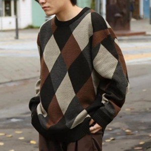 Grundlegende Herren runder Nackenmodem -Strickpullover Verkauf für Männer