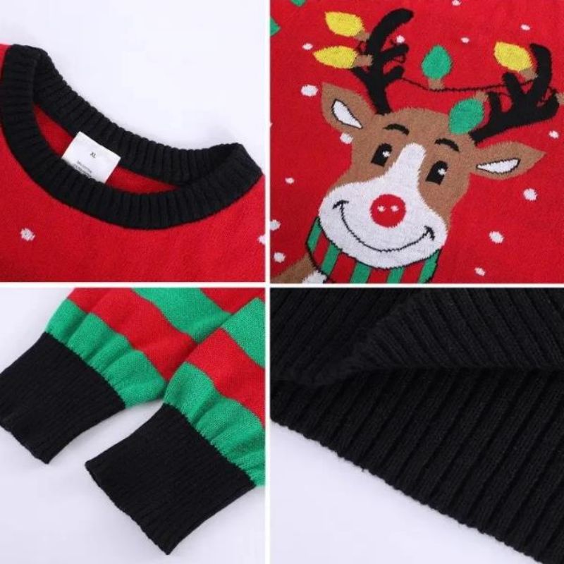 Stoke Großhandel-ugly Merry Pullover Strick-Familienpaar Weihnachtspullover