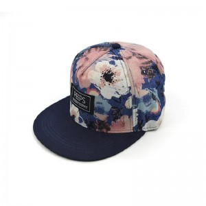 Hochwertiger benutzerdefinierter Snapback -benutzerdefiniertes benutzerdefiniertes Logo mit 3D -Sticklogos Snap zurück