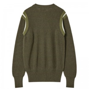 100% Baumwollmänner Pullover Crewneck Loose Strickwear