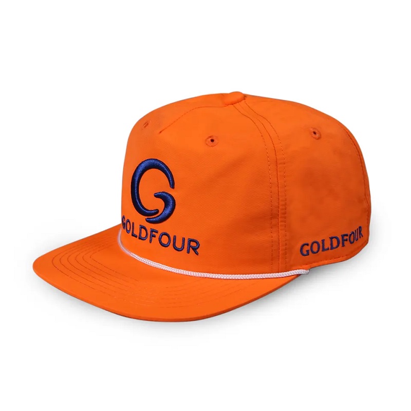 Großhandel Custom Custom Quick Dry 5 Panel 3D Stickerei Unstrukturiertes Sport Nylon Running Hat Snapback Cap mit Seil