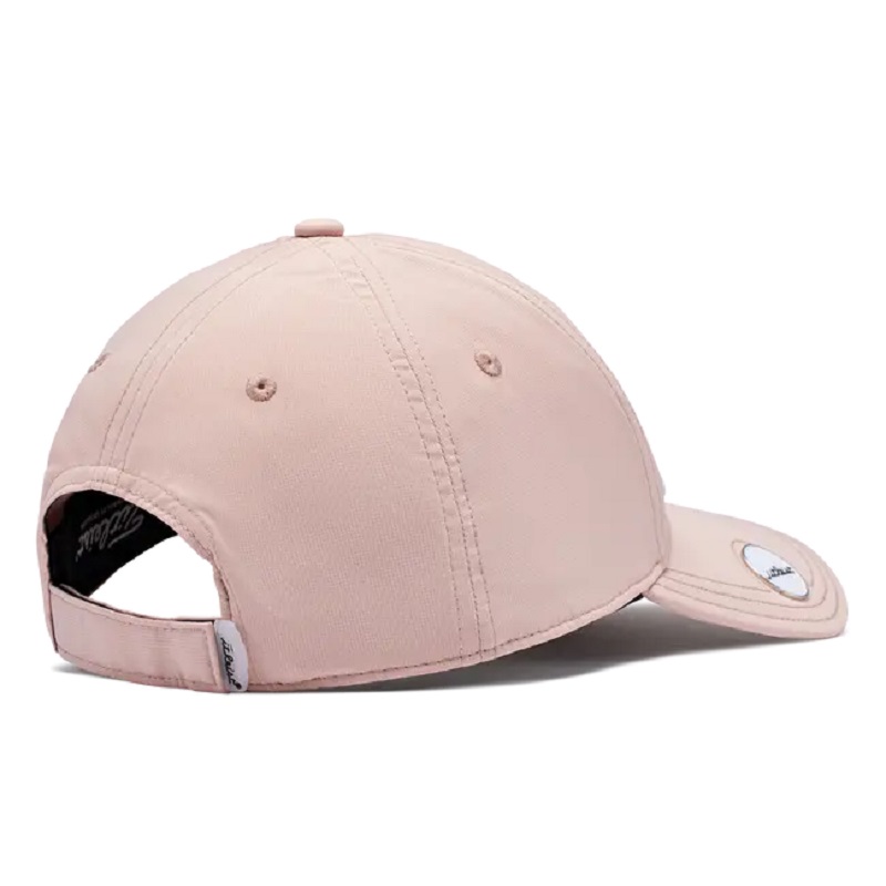 Frauen Spieler Performance Golf Cap Custom TPU Logo 6 Panel Strukturierte Golfkappe Baseballkappen gebogene Bill Rose Golf Hüte Frauen