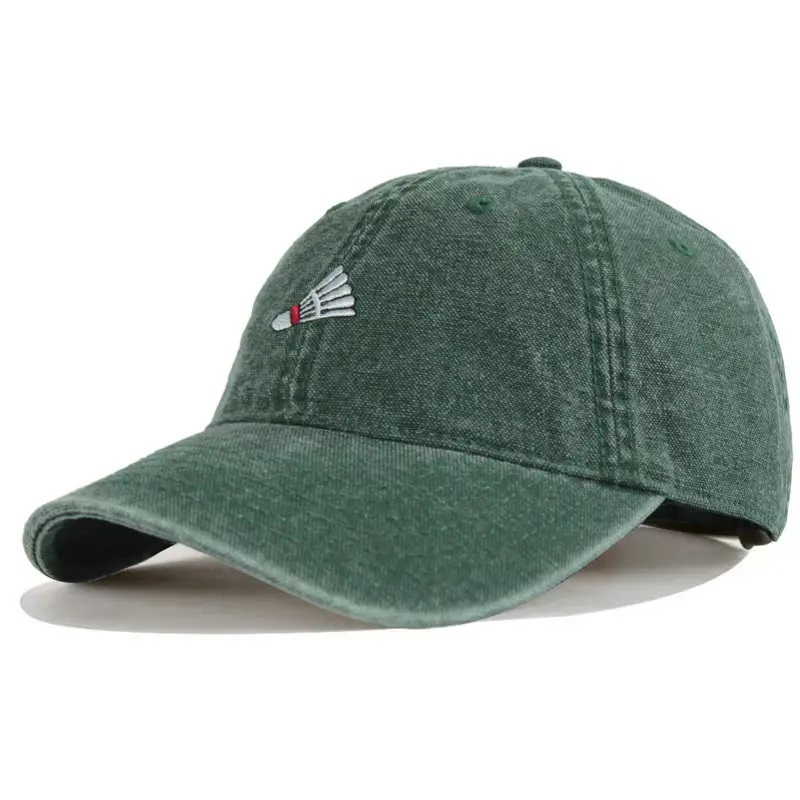 Großhandelspezifische Stickerei Denim Sport Baseball Caps mit Logo 6 Panel Trucker Hüte
