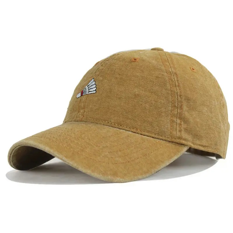 Großhandelspezifische Stickerei Denim Sport Baseball Caps mit Logo 6 Panel Trucker Hüte