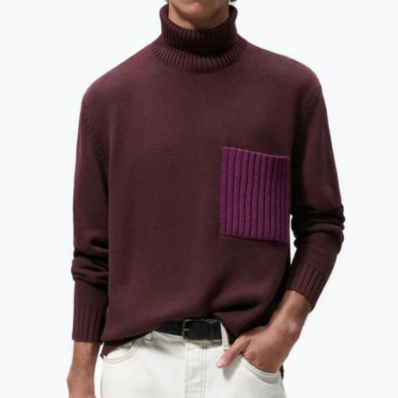 2023 Winter warmer Rollkragenpullover -Pullover -Pullover für Männer