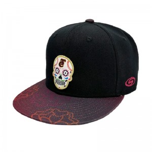 Sublimation Fashion Printing 6 Panel Snapback Cap mit hochwertigem Polyestergewebe