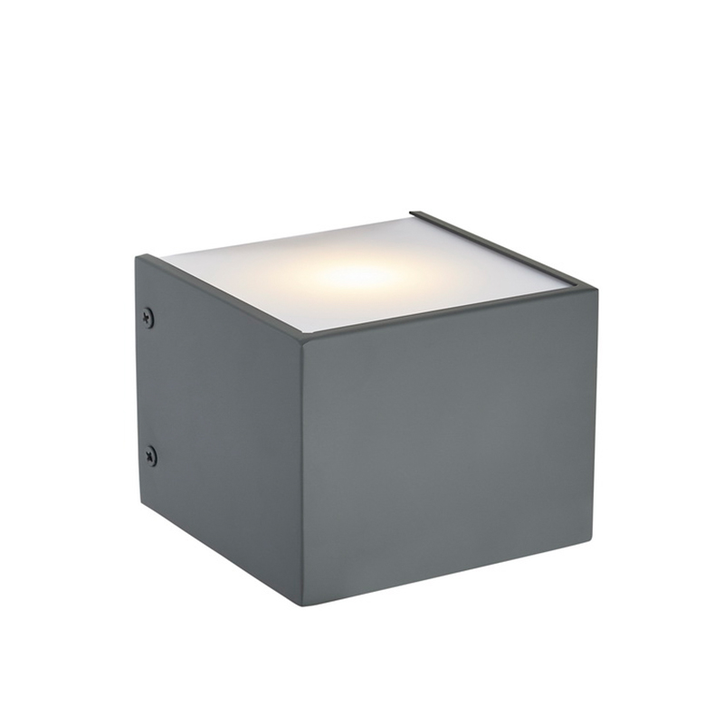 Hospitality Hotel Wall Lampe mit bemalten flachem grau