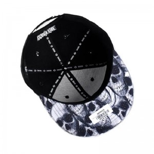 Großhandel benutzerdefinierte 3D -Stickerei Logo Hip Hop Flat Rand Basketball Schnapphut Snapback Caps