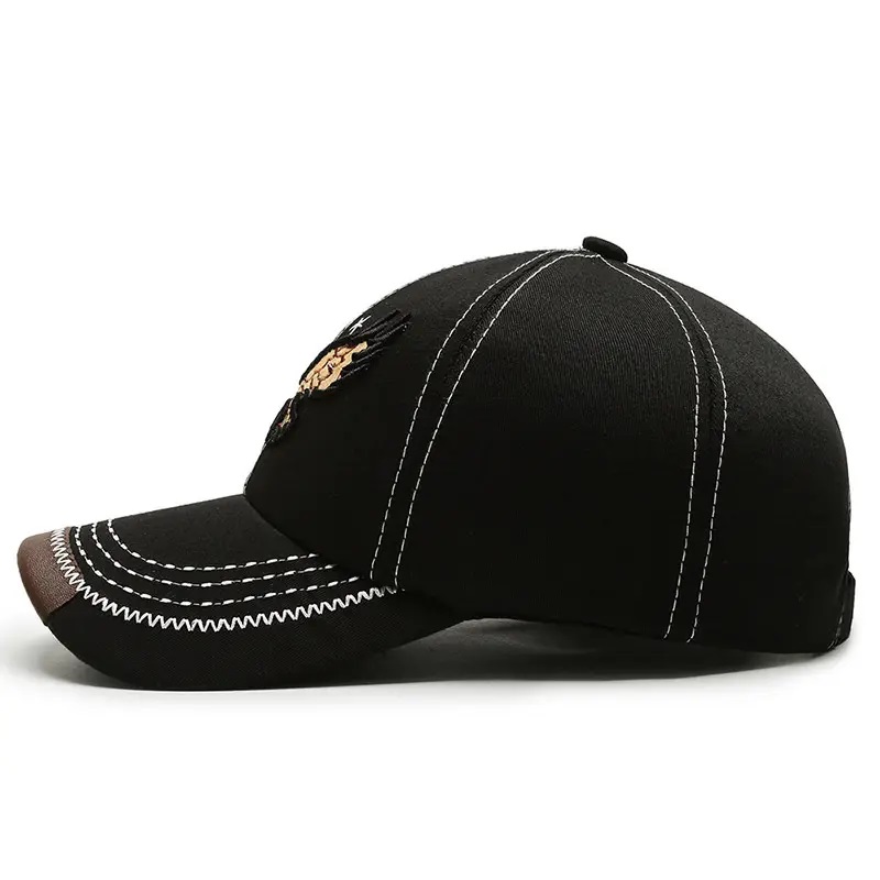 Beliebte gestickte Sporthüte Snapback Baseball Caps Bild Baumwollhüte für Frauen und Männer