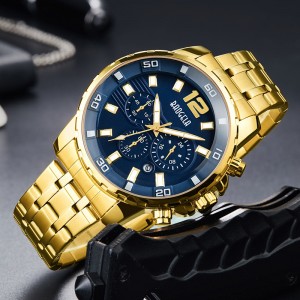 Baogela Quarz Männer Gold Uhr Top Marke Luxus Armee Militär Handgelenk Uhren Uhr Männer Relogio Maskulino Business Armbandwatch 22700