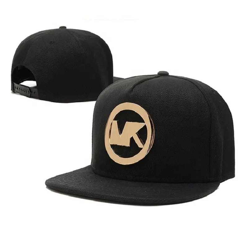 Großhandel Custom Gold Metall Plate Logo Snapback Caps Hüte