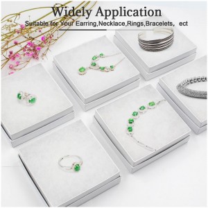 Einfacher Stil benutzerdefinierter Schmuckschatulle