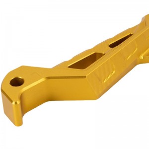 CNC -modifizierte Teile Motorrad Heckfuß Heckfuß Drehpedal großer Motorradzubehör Teile Verarbeitung Anpassung