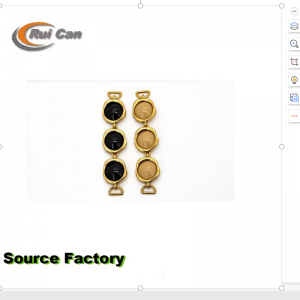 Zinklegierung von Schuhschnallen