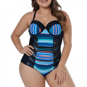 Streifenstiche erscheinen dünne Badeanzüge