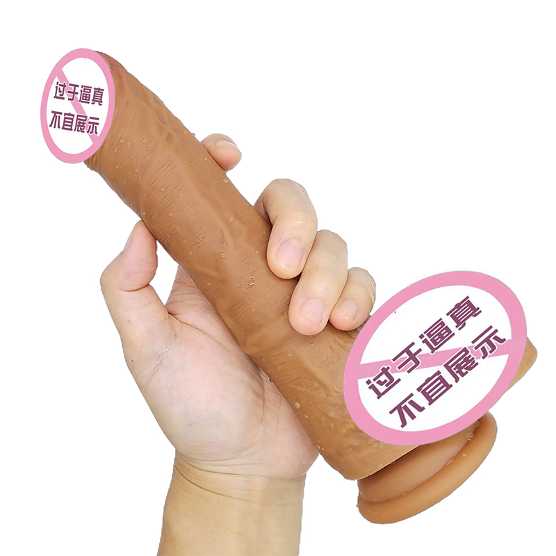809 Hautrealistische Dildos für Frauen Körper sicheres Silikondildo für Männer Anal Sexspielzeug Großer Großer Hersteller Preis