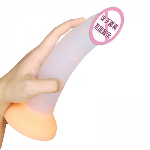 904 Neue leuchtende Dildo Anal Sex Toys für Frauen Männer farbenfrohe leuchtende Penis Butt Plug für Erwachsene Spielzeug