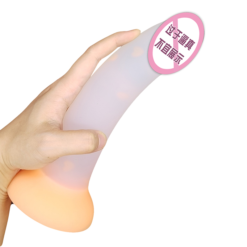 904 Neue leuchtende Dildo Anal Sex Toys für Frauen Männer farbenfrohe leuchtende Penis Butt Plug für Erwachsene Spielzeug