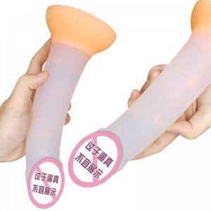 904 Neue leuchtende Dildo Anal Sex Toys für Frauen Männer farbenfrohe leuchtende Penis Butt Plug für Erwachsene Spielzeug