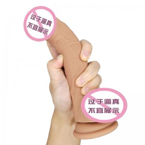 882 Hautrealistische Dildos für Frauen Körper sicheres Silikondildo für Männer Anal Sexspielzeug Großer Großer Hersteller Preis