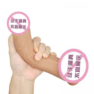 869 Großhandel beliebte Simulation Hahn Penis Didol Sex Spielzeug Sauger Frauen große realistische Kristalldildos für Frauen Männer