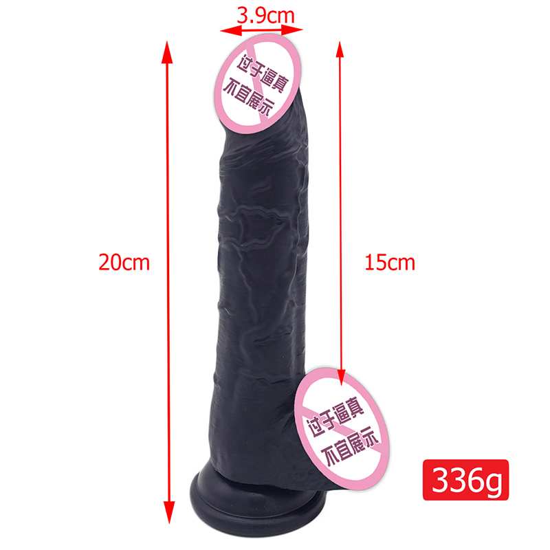 865 realistischer Dildo-Silikon-Dildo mit Saugnapfbecher G-Punkt-Stimulation Dildos Anal Sexspielzeug für Frauen und Paar